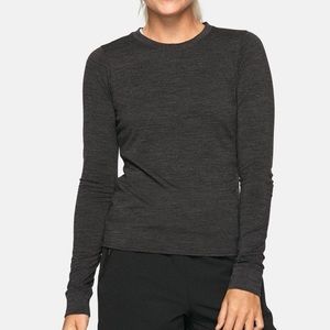 OUTDOOR VOICES Merino Fitted Long Sleeve Wool Tee